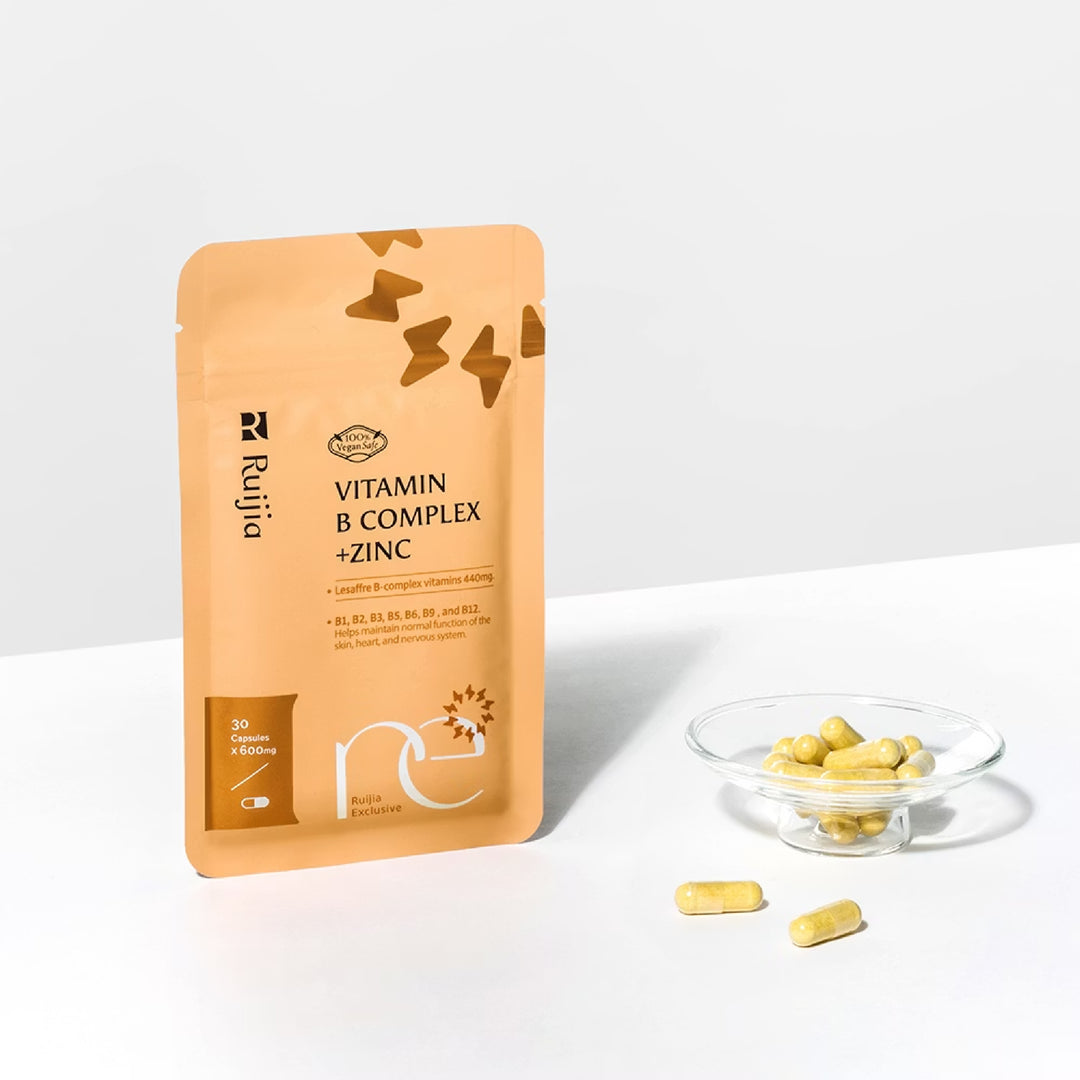 (双十一优惠) RUIJIA Vitamin B Complex+ Zinc 天然酵母B群+锌 (30日份)