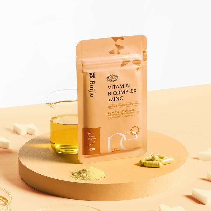 (PROMO) RUIJIA Vitamin B Complex+ Zinc 天然酵母B群+锌 (30日份)