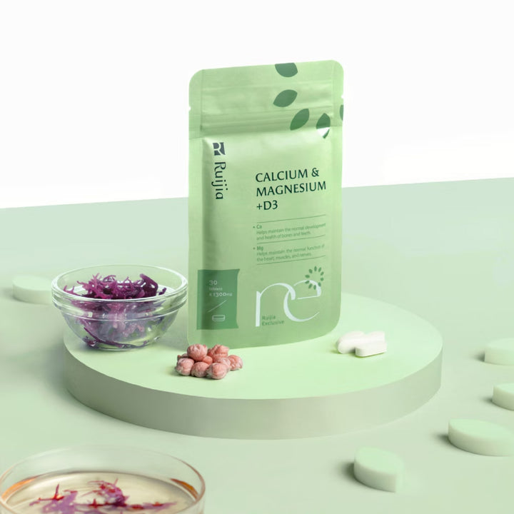 【双十一】RUIJIA Calcium & Magnesium+D 红藻 (含钙+镁) 复方锭(30日份)
