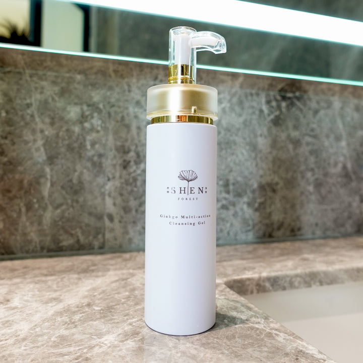 【PROMO】SHEN Ginkgo Multi-action Cleansing Gel 150ml 银杏双效洁颜凝露 150ml