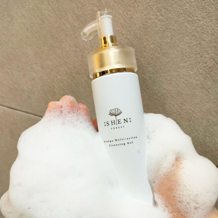 【PROMO】SHEN Ginkgo Multi-action Cleansing Gel 150ml 银杏双效洁颜凝露 150ml