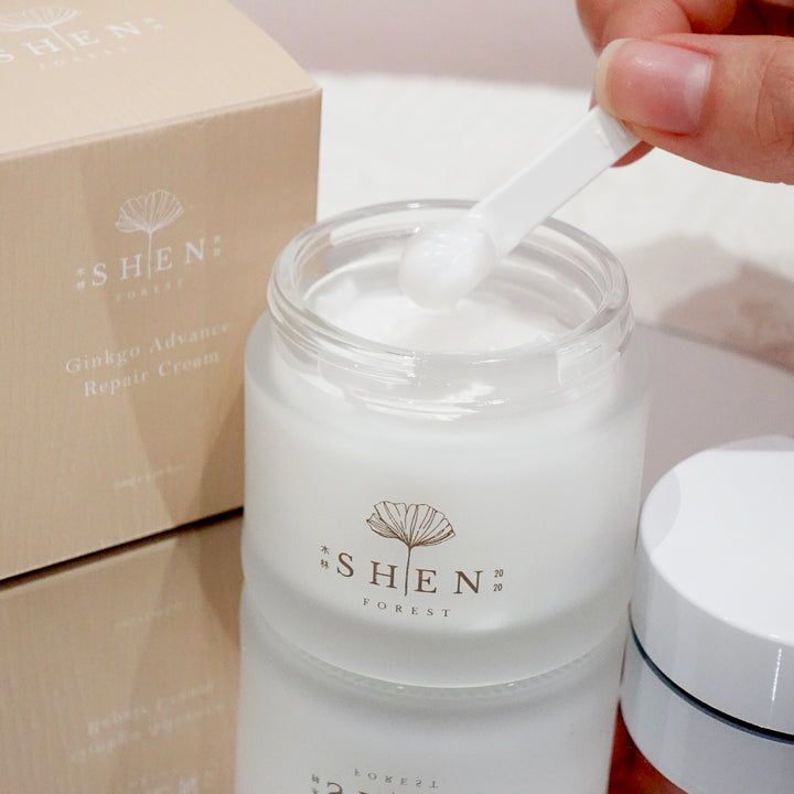 【PROMO】SHEN Ginkgo Series | Ginkgo Advance Repair Cream | 银杏全能高效赋活霜(爆水霜)50ml