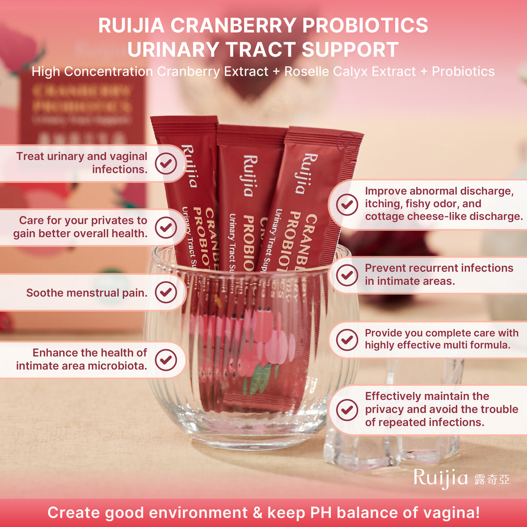 【双十一】RUIJIA Cranberry Probiotics - Urinary Tract Support