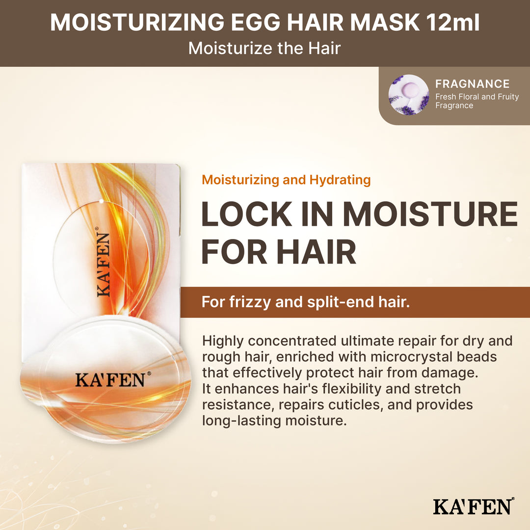 KAFEN Moisturizing Egg Hair Mask 12ml 保湿荷蛋发膜 12ml