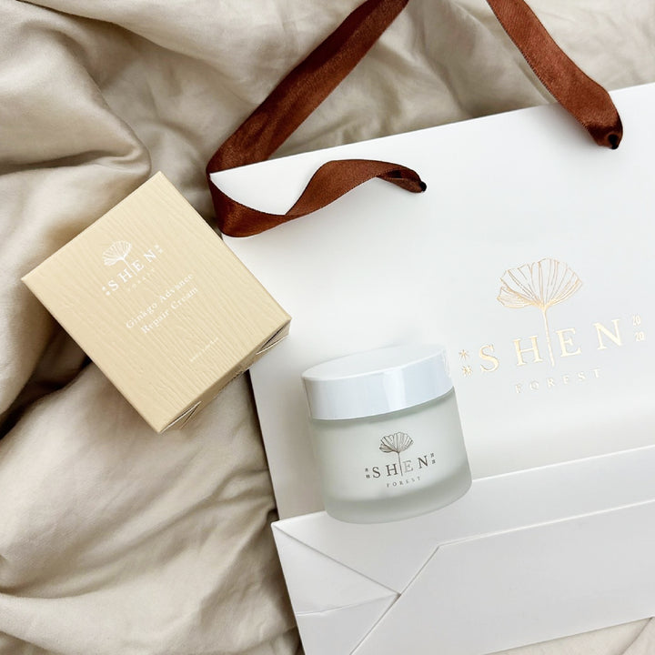 【双十一】SHEN Ginkgo Series Ginkgo Advance Repair Cream 50ml B3F1 银杏全能高效赋活霜(爆水霜)50ml 买3送1