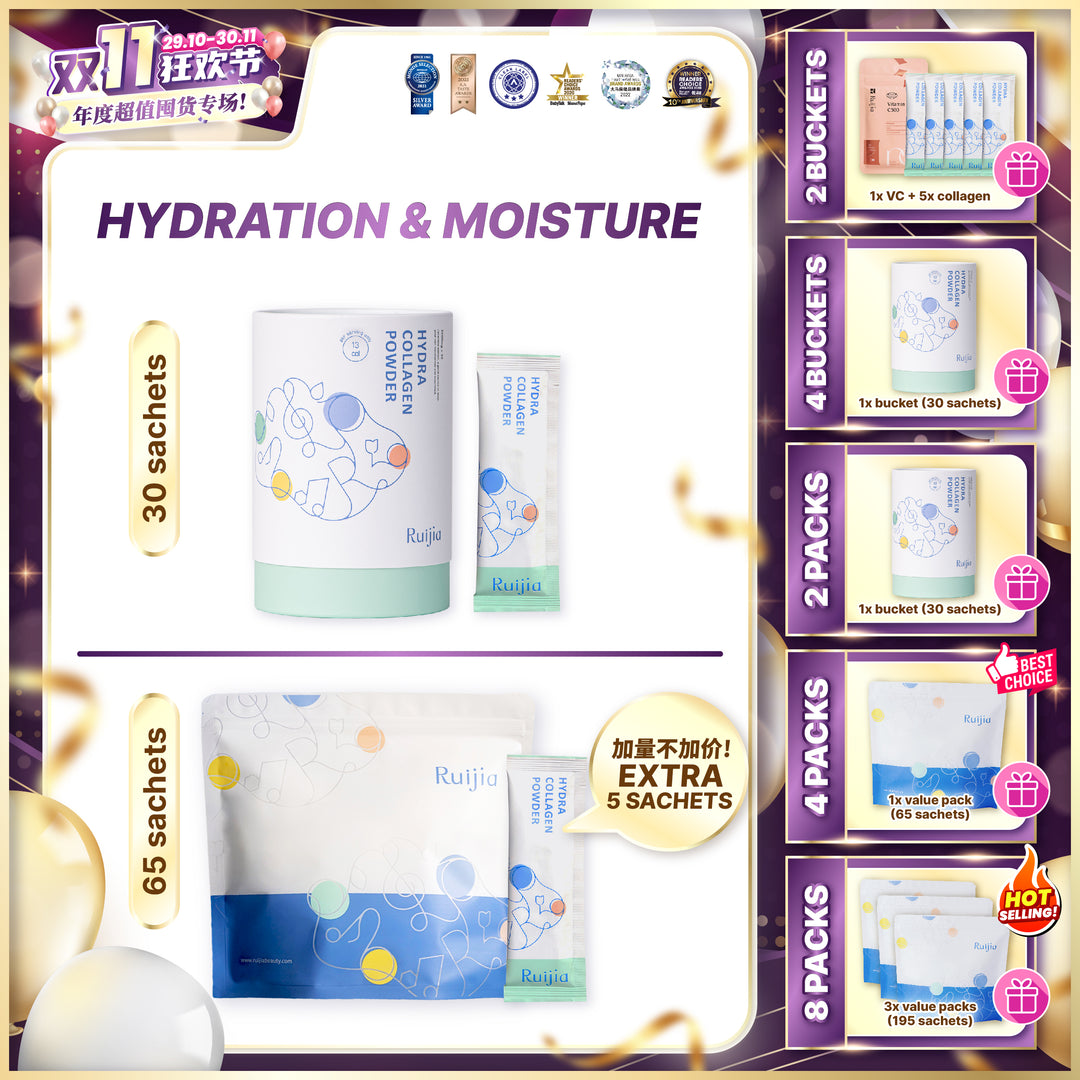 (双十一优惠) RUIJIA Hydrating Collagen Peptide (Green)