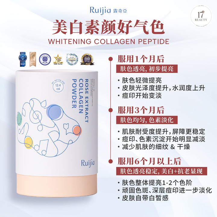 (双十一优惠) RUIJIA Whitening Collagen Peptide (Pink)