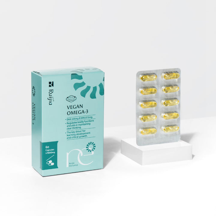 【台湾直播】[10月中发货] RUIJIA Vegan Omega-3 纯素藻油 (30日份)