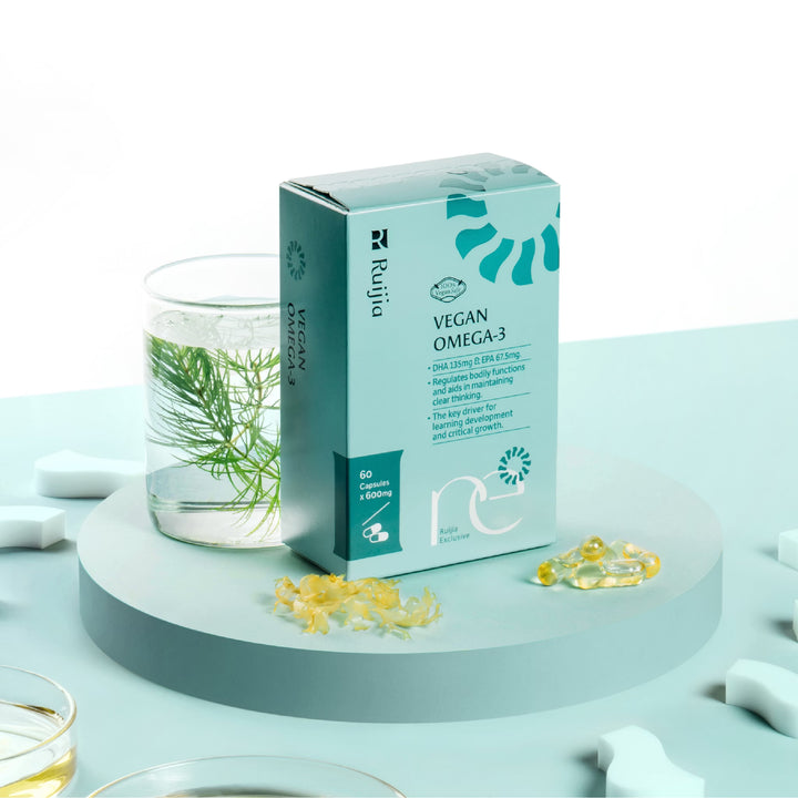 【台湾直播】[10月中发货] RUIJIA Vegan Omega-3 纯素藻油 (30日份)