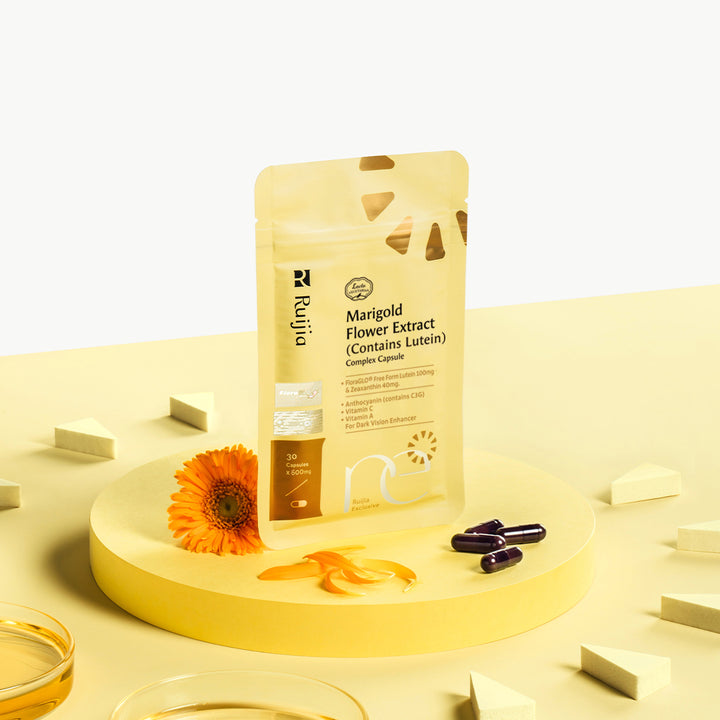 (双十一优惠) RUIJIA Marigold Flower Extract (Contains Lutein) 9合1游离型叶黄素 (30 capsules)