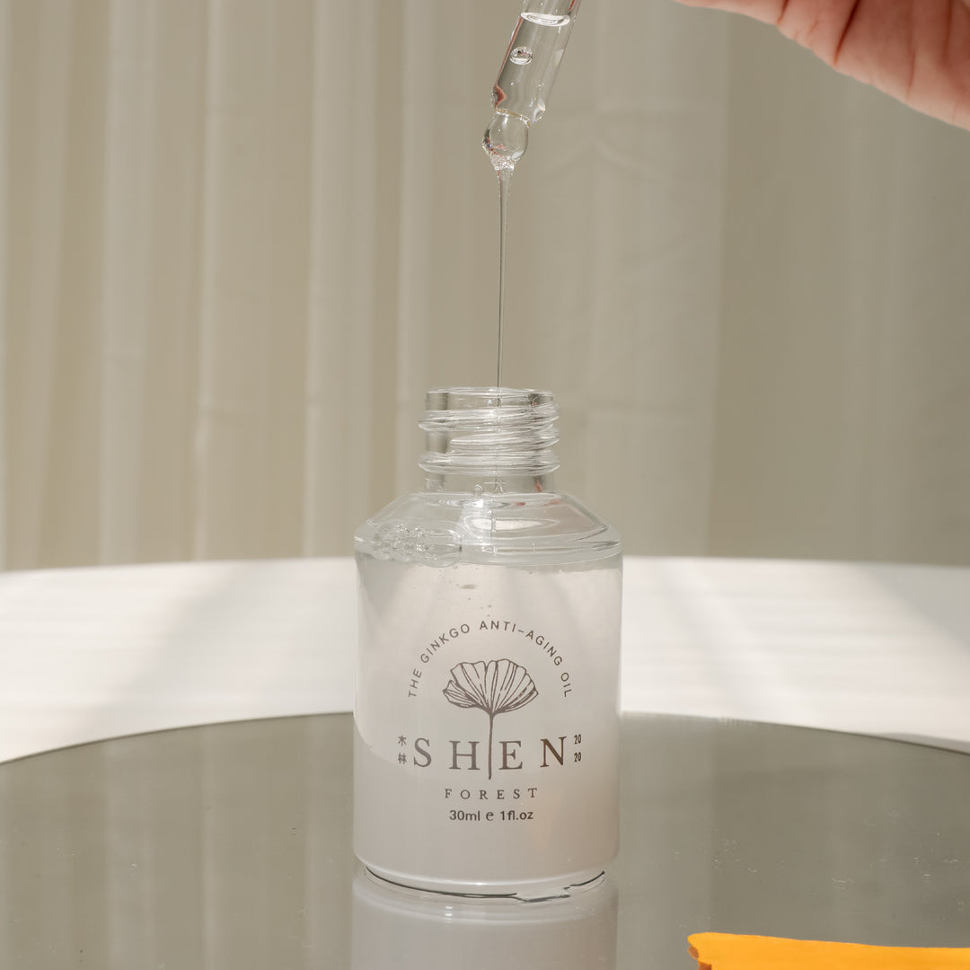【PROMO】SHEN Ginkgo Series | Ginkgo Anti-Aging Oil | 银杏奇肌精萃 30ml