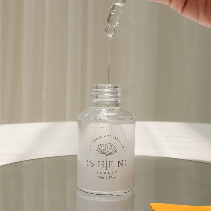 【PROMO】SHEN Ginkgo Series | Ginkgo Anti-Aging Oil | 银杏奇肌精萃 30ml