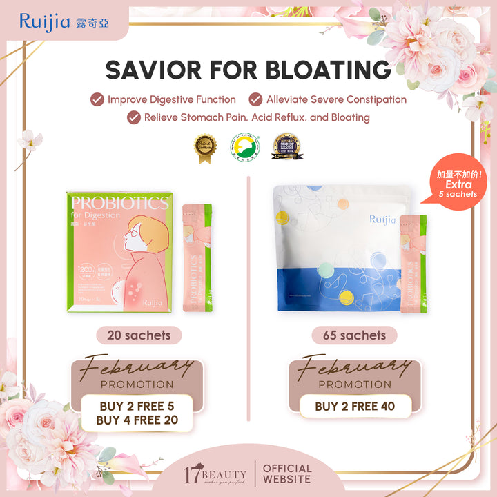 【PROMO】RUIJIA Probiotics for Digestion - Pink