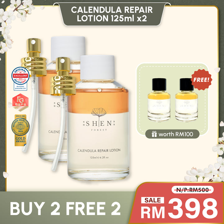 【PROMO】SHEN Calendula Repair Lotion Duo