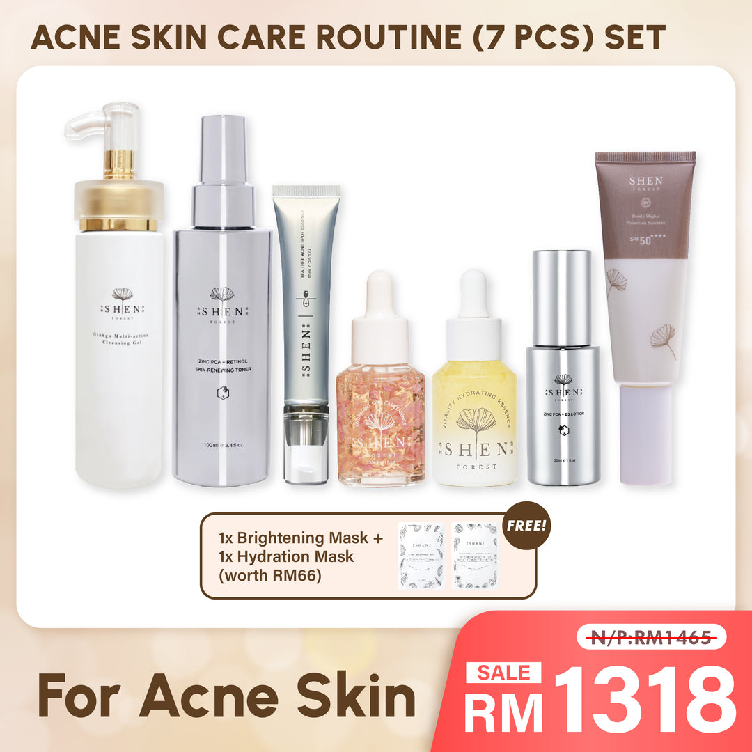 【PROMO】SHEN Acne Skin Care Routine (7 pcs) Set