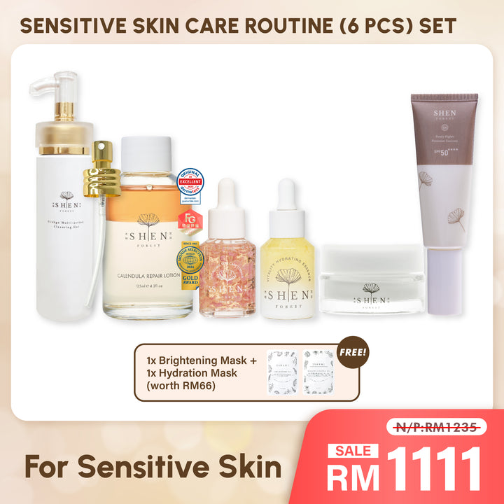 【PROMO】SHEN Sensitive Skin Care Routine (6 pcs) Set