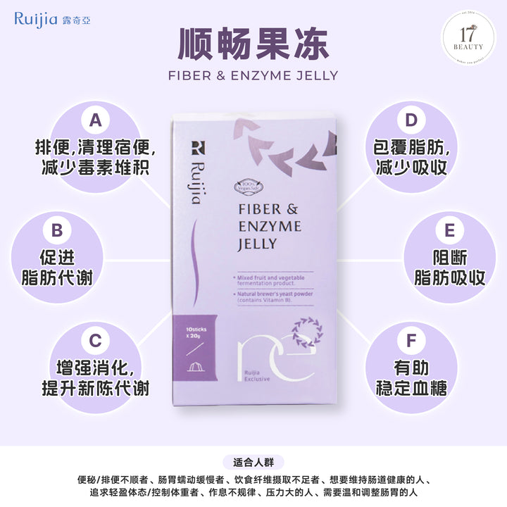 【PROMO】RUIJIA Fiber & Enzyme Jelly 顺畅果冻