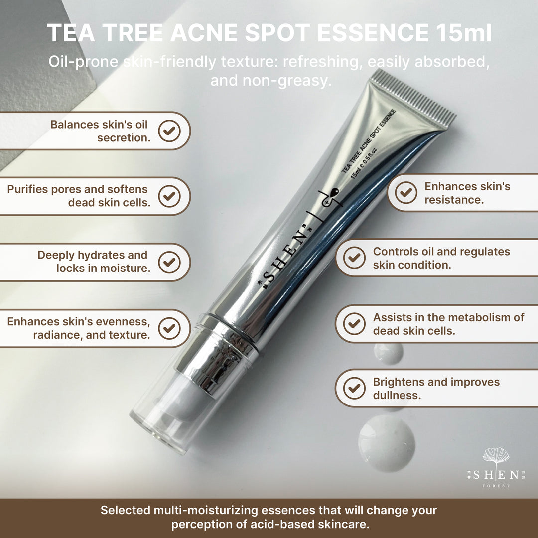 【PROMO】SHEN Tea Tree Acne Spot Essence 15ml 茶树净豆精华 15ml