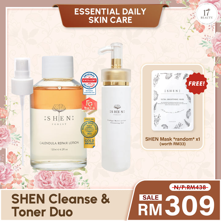 【PROMO】SHEN Cleanse & Toner Duo