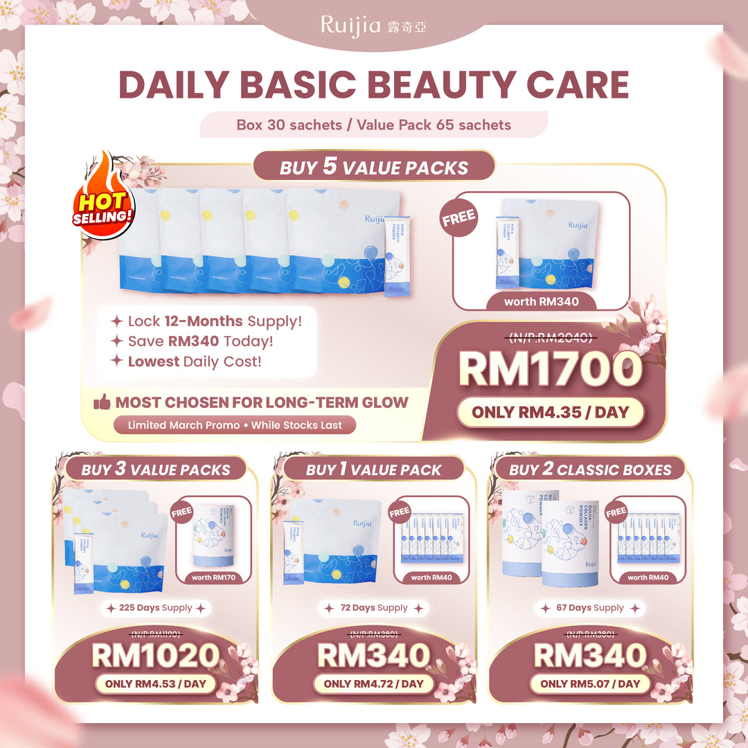 【PROMO】RUIJIA Daily Basic Beauty Care Collagen (Blue)