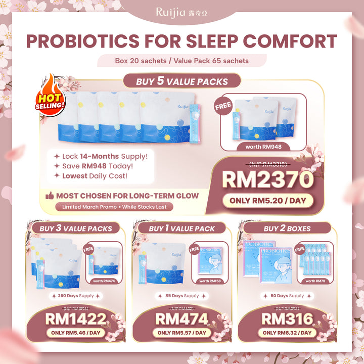 【PROMO】RUIJIA Probiotics for Sleep Comfort - Blue