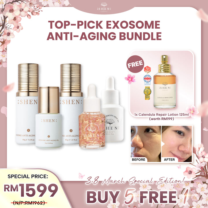 【PROMO】SHEN Exosome Anti-Aging Series Bundle Set 贵妇水光针系列 配套组合
