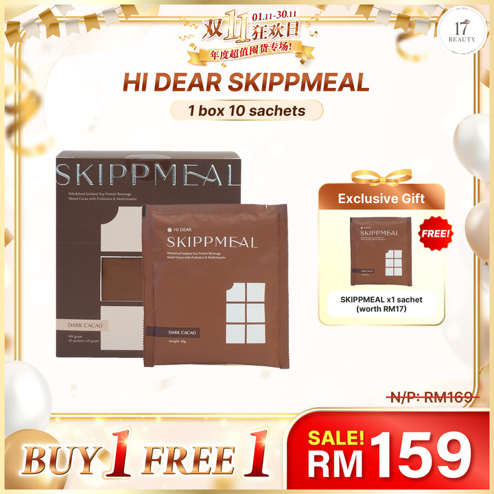 【双十一】HI DEAR SKIPPMEAL [10 sachets(45g)/box]