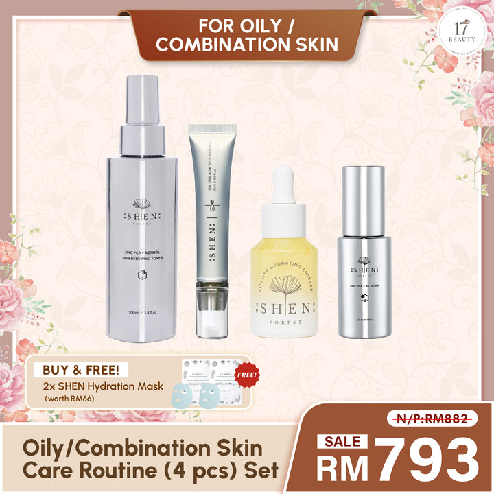 【PROMO】SHEN Oily Skin Care Routine (4 pcs) Set