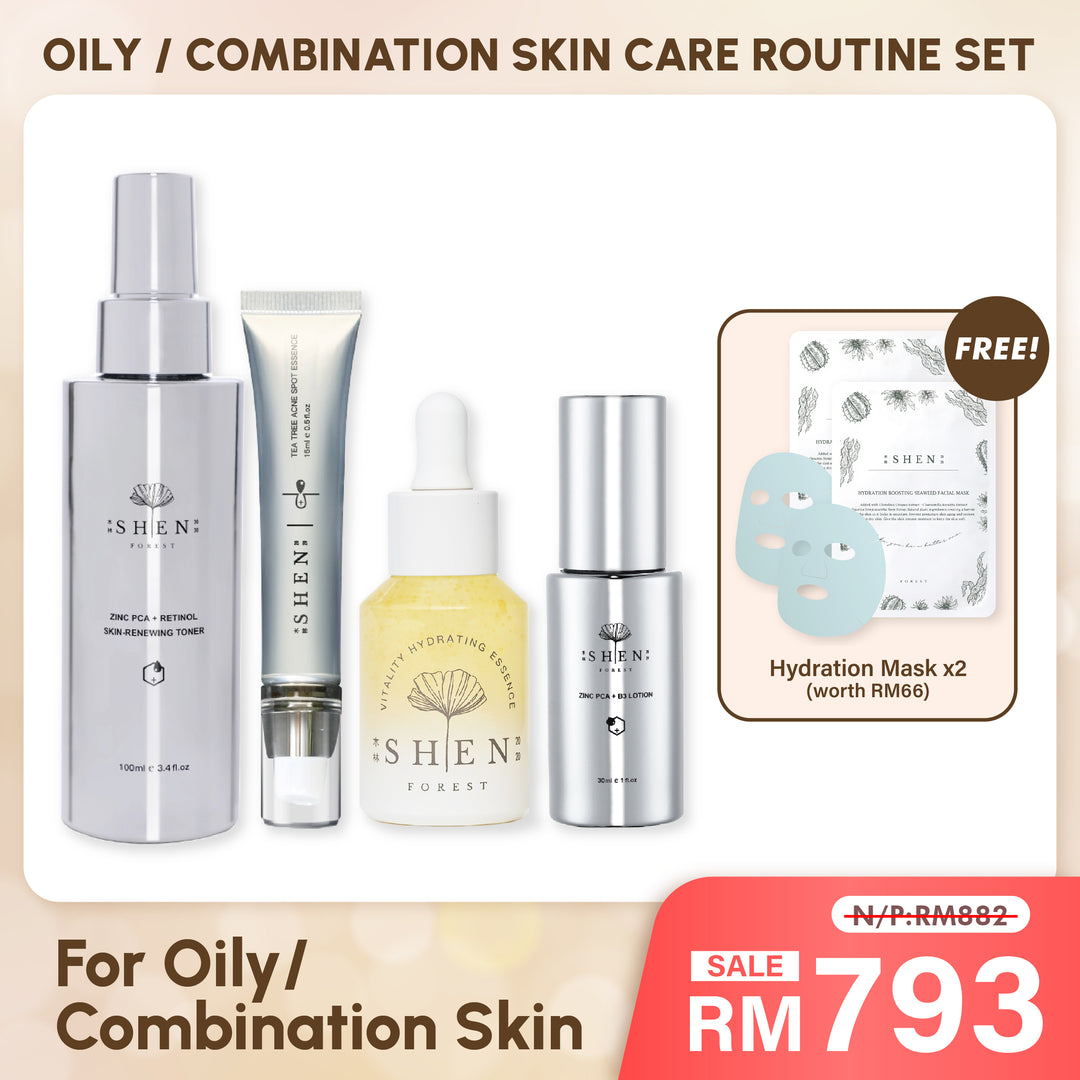 【PROMO】SHEN Oily Skin Care Routine (4 pcs) Set