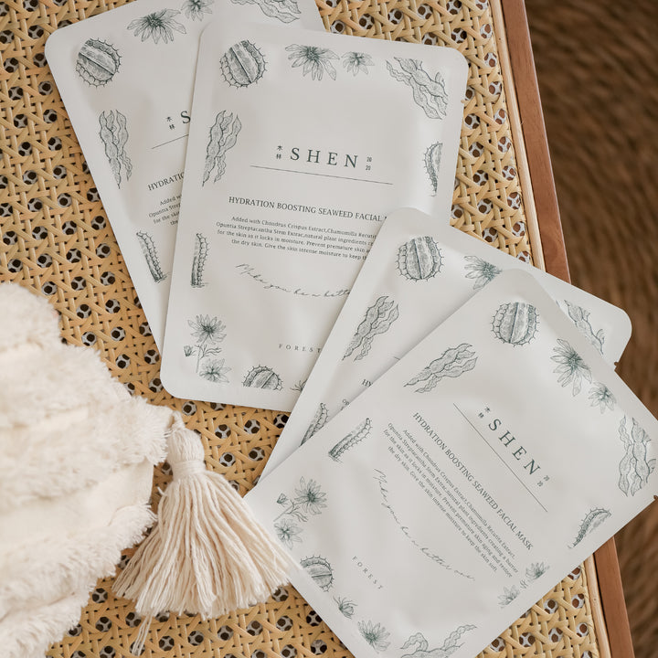 SHEN Facial Mask (10pcs Brightening + 10pcs Hydration) 10片美白面膜 + 10片保湿面膜
