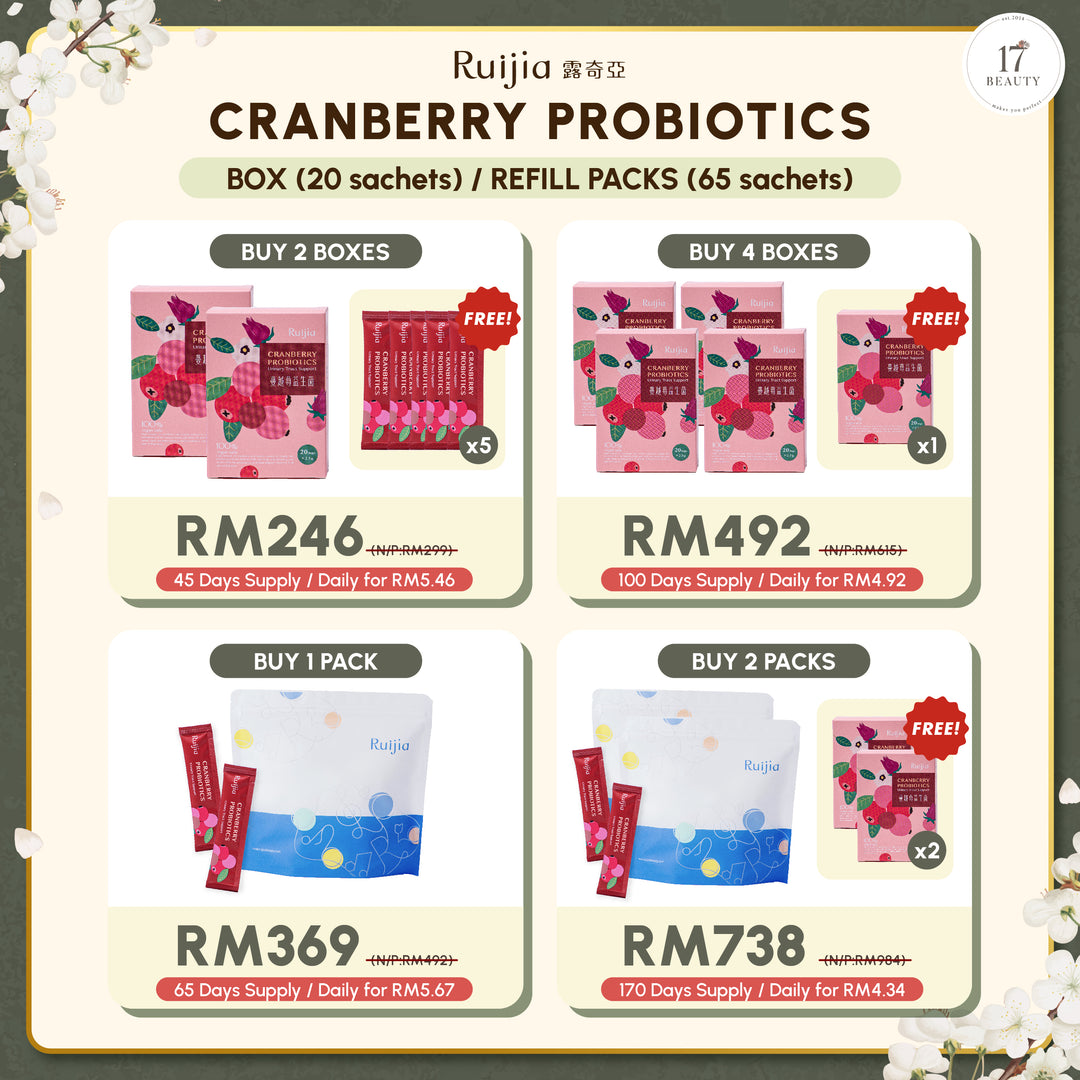 【PROMO】RUIJIA Cranberry Probiotics - Urinary Tract Support