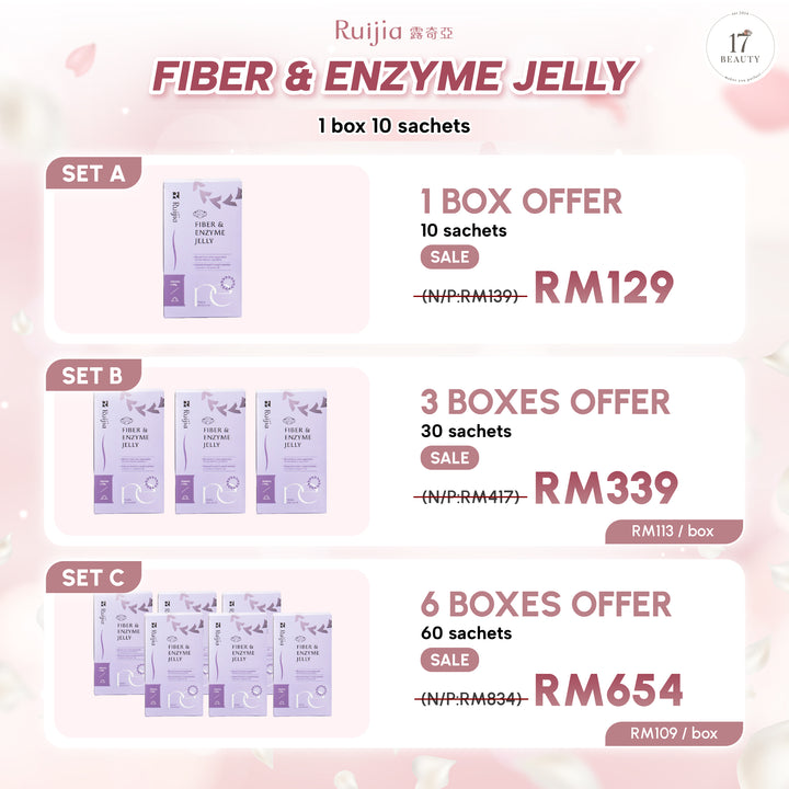 (PROMO) RUIJIA Fiber & Enzyme Jelly 顺畅果冻