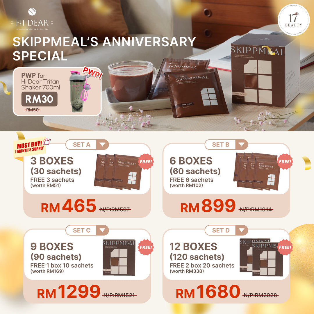 【PROMO】HI DEAR SKIPPMEAL [10 sachets(45g)/box] (pre order, restock on 9-14/1)