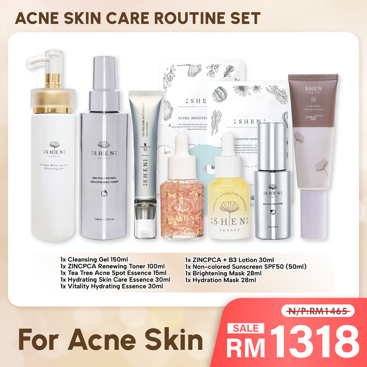 【PROMO】SHEN Acne Skin Care Routine (7 pcs) Set