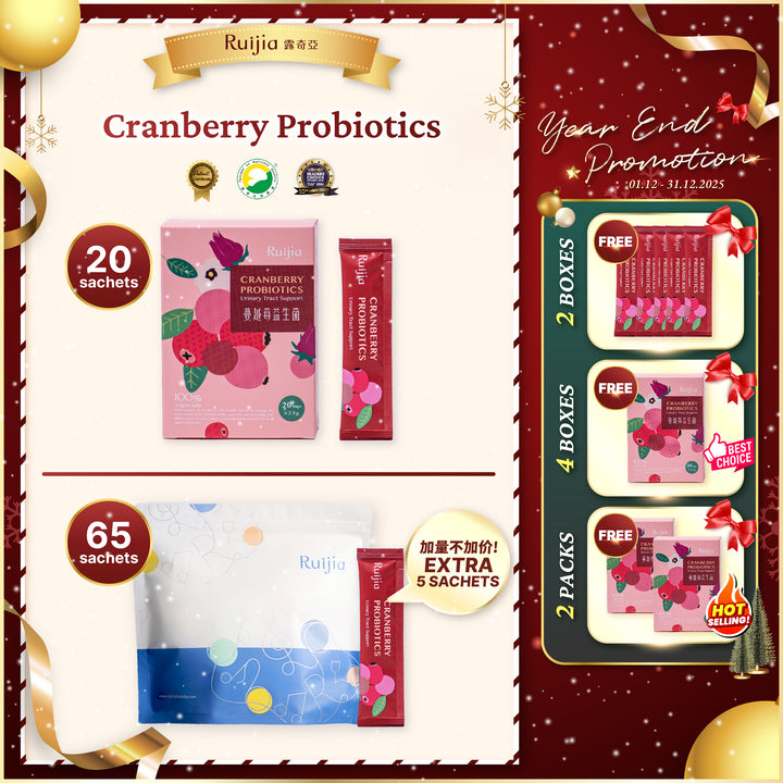 【PROMO】RUIJIA Cranberry Probiotics - Urinary Tract Support