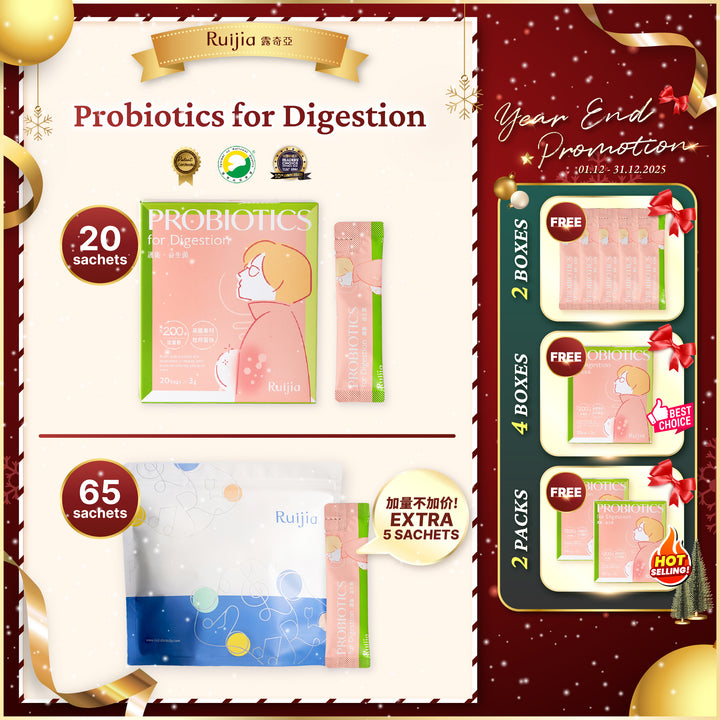 【PROMO】RUIJIA Probiotics for Digestion - Pink