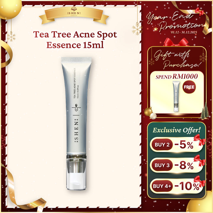 【PROMO】SHEN Tea Tree Acne Spot Essence 15ml 茶树净豆精华 15ml