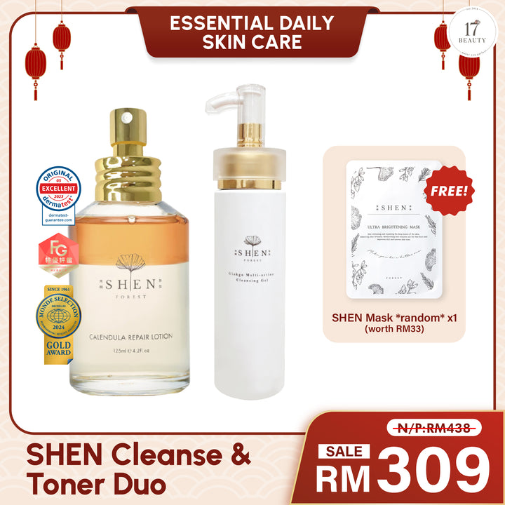 【PROMO】SHEN Cleanse & Toner Duo