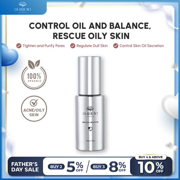 【PROMO】SHEN ZINCPCA + B3 Lotion 30ml 鋅激光B3水凝乳 30ml