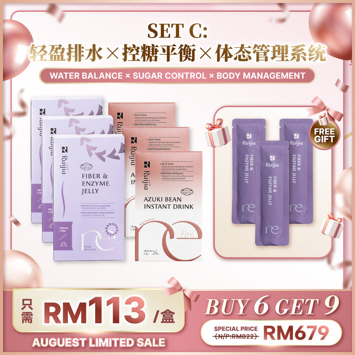 [LIMITED PROMO] RUIJIA 排肿 x 阻糖 x 瘦感组合