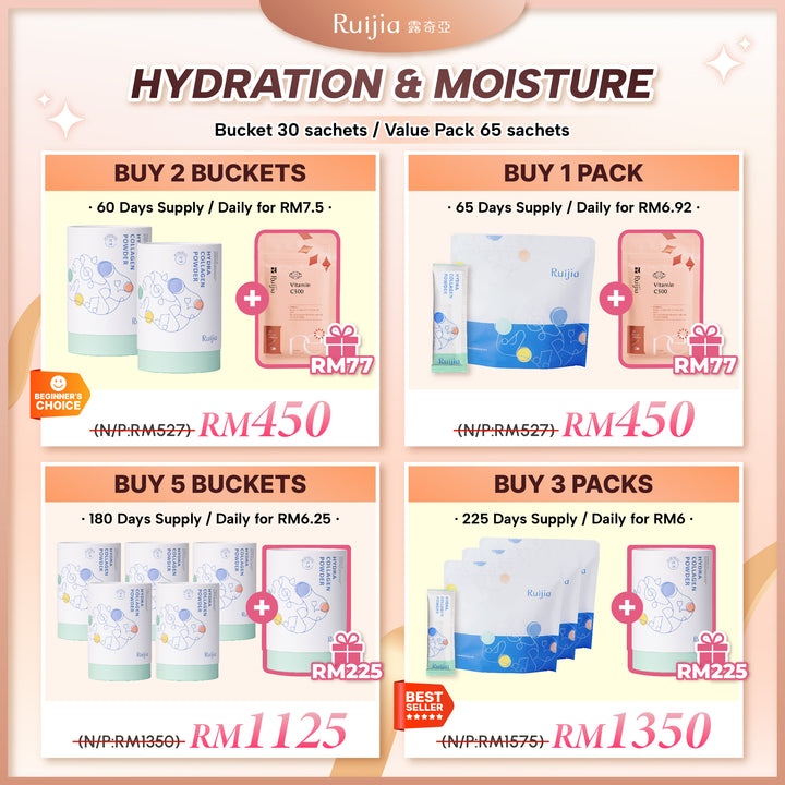 (PROMO) RUIJIA Hydrating Collagen Peptide (Green)