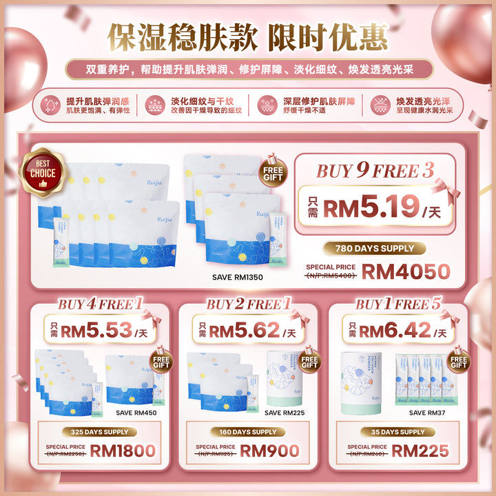 【LIMITED PROMO】RUIJIA Hydrating Collagen Peptide (Green)
