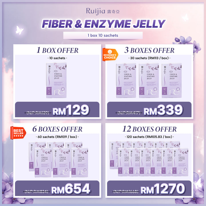 (PROMO) RUIJIA Fiber & Enzyme Jelly 顺畅果冻