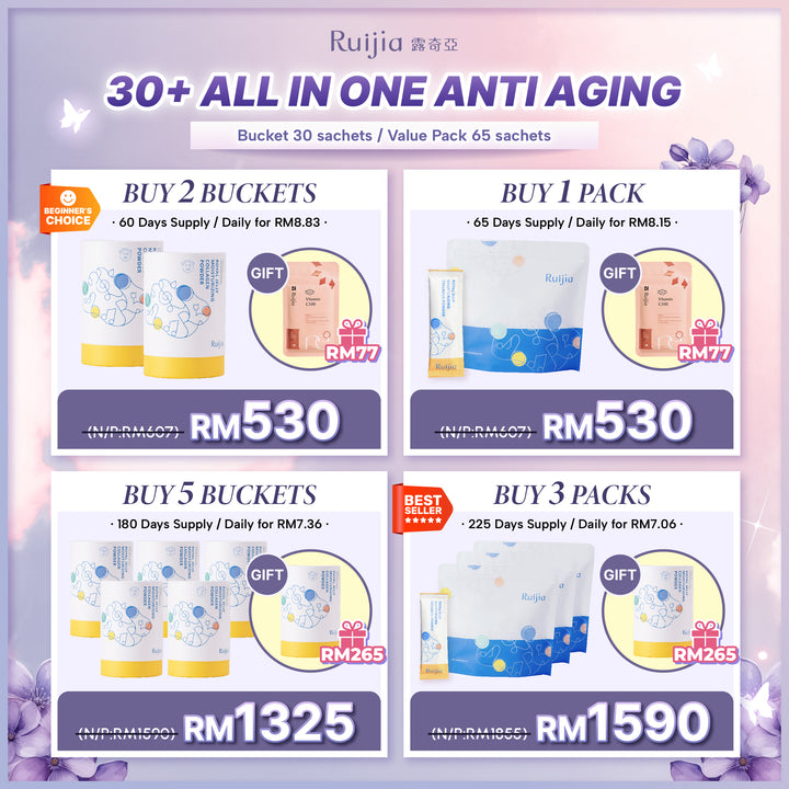 (PROMO) RUIJIA All in one Anti-aging Collagen (Yellow)