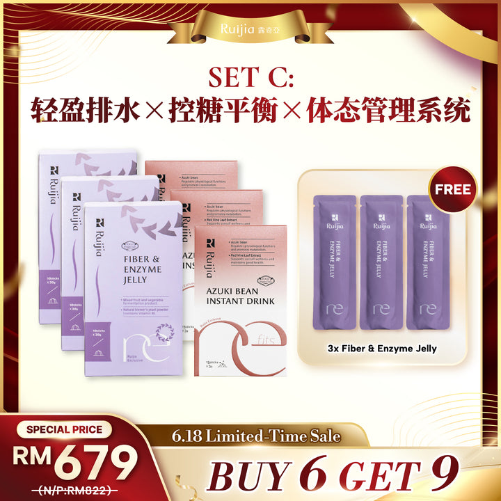 [LIMITED PROMO] RUIJIA 排肿 x 阻糖 x 瘦感组合