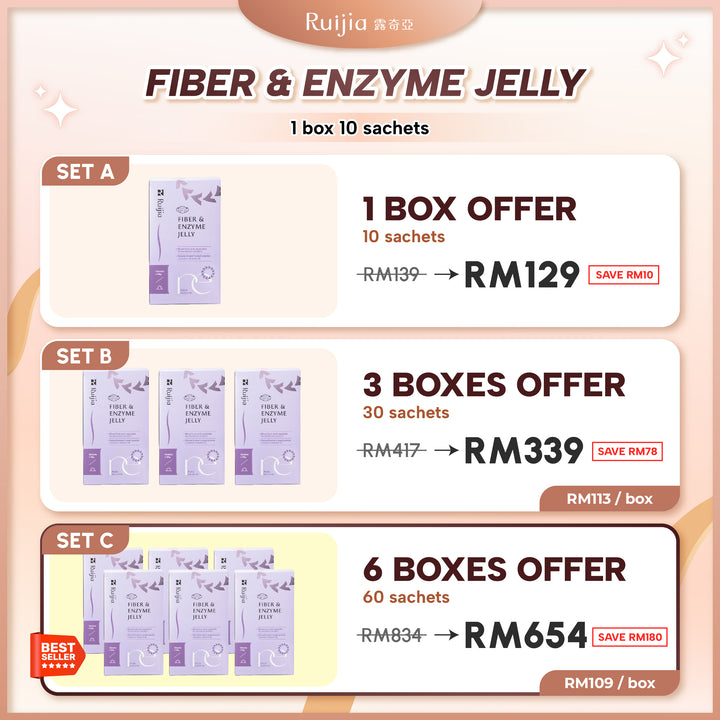(PROMO) RUIJIA Fiber & Enzyme Jelly 顺畅果冻