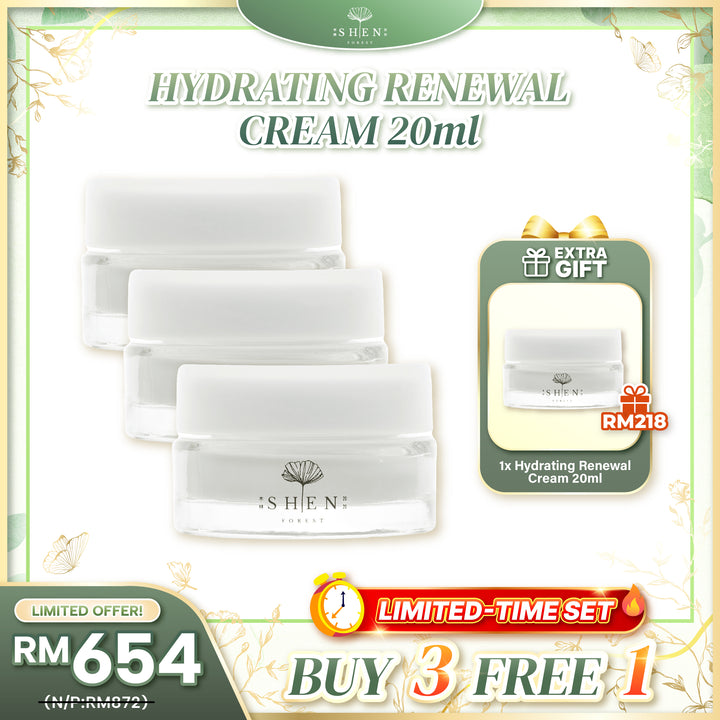 【PROMO】SHEN Probiotics Series Hydrating Renewal Cream 20ml B3F1 益生菌系列 新生肌光保湿霜BB Cream 20ml 买3送1