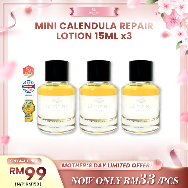 【LIMITED PROMO】SHEN 金盏花仙女水 15ml x3