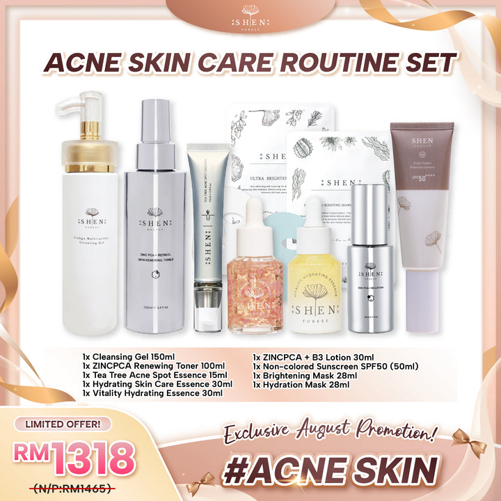 【PROMO】SHEN Acne Skin Care Routine (7 pcs) Set