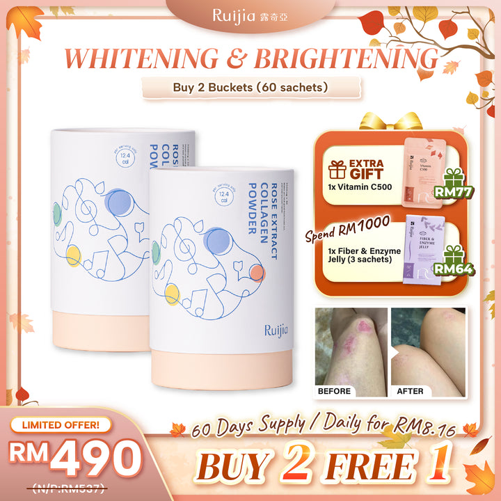 (PROMO) RUIJIA Whitening Collagen Peptide (Pink)